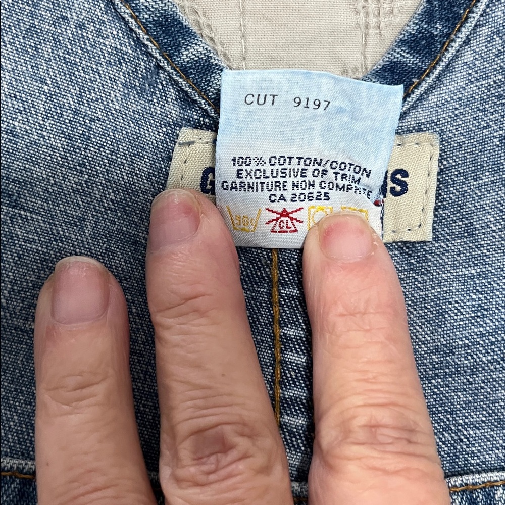 Vintage GUESS® JEANS Denim Overalls in Sz Small - Picture 12 of 16
